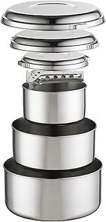 MSR Alpine 4 Stainless Steel Camping Pot Set product image