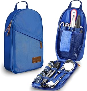 Wealers Camp Kitchen Cooking Utensil Set Travel Organizer Grill Accessories Portable Compact Gear for Backpacking BBQ Camping Hiking Travel Cookware Kit Water Resistant Case product image