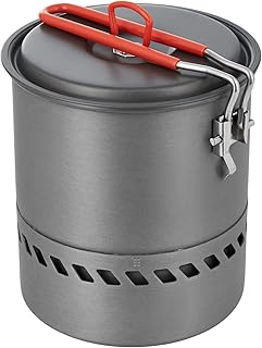 Bulin Camping Pot, 1.2L/1.5L High Efficiency Backpacking Pot Ultralight Camping Cooking Set Cookware Gear with Heat-Proof Handle & Heat Exchanger for Outdoor Picnic Hiking Travel product image