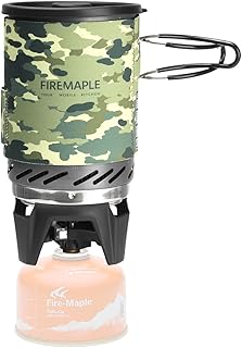 Fire-Maple "Fixed Star 1" Personal Cooking System | Pot/Jet Burner Stove System with Electric Ignition | Ideal for Hiking, Camping, Backpacking, Fishing, Hunting Trips and Emergency Use product image