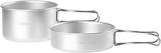 Fire-Maple Frost MINI Ultralight Camping Cookware Set – Compact Aluminum Pot and Frypan for Backpacking and Hiking – Lightweight Nesting Design, Gas Canister Compatible product image