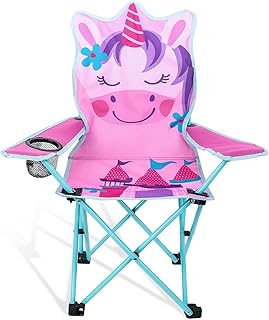KABOER Kids Outdoor Folding Lawn and Camping Chair with Cup Holder and Carrying Bag, Children's Camping Chairs product image