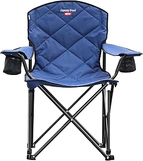 SUNNYFEEL XXL Oversized Camping Chair Heavy Duty 800 LBS for Big Tall People Padded Portable Folding Quad Lawn Chairs with Armrest Cup Holder & Pocket for Outdoor/Travel/Picnic/Camp/Sports product image