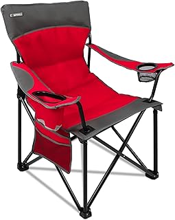 Oversized Portable Camping Chairs, Collapsible Outdoor Chairs with Pocket and Cup Holders, Carry Bag for Camping,Tailgates,Beach,and Sports product image