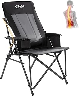 Portal Camping Chair with Lumbar Support for Adults Folding Portable High Back Oversized, 400LBS product image