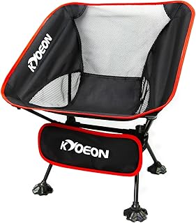 Portable Camping Chair, Ultralight Durable Foldable Chair for Outdoor Camp,Travel, Beach, Picnic, Garden, Sport Sturdy Frame, Comfortable Collapsible Lawn Chair, Supports 330Lbs product image