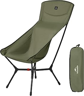 Naturehike YL01 Plus Snap Camping Chair, 1 Second Setup Frame, Portable Backpacking Chair with Padded Headrest, Lightweight & Compact Folding Camp Chair product image