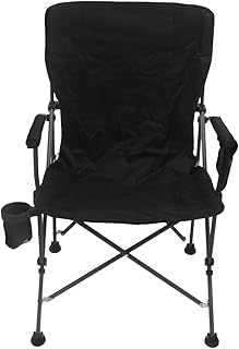 Portable Camping Chairs- Lightweight,Back with Side Pockets & Cup Holder,Large Foldable Camping Chair for Tailgating, Firepits,Fishing, Hiking, Travel, Picnic, Beach Patio, & More product image