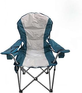Wild Scape Oversized Folding Camping Chair, Foldable Beach Chairs for Adults with Cup Holder, Cooler Pocket, Storage Bag, Heavy Duty, Portable Fishing Chair for Outdoor, Garden Picnic, Teal product image
