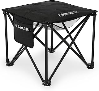 NUMANU Oversized Padded Camping Stool for Adults, Thick Padded 18.5" Heavy Duty Outdoor Camp Chairs with Anti-Slip Feet & Carry Bag, Folding Ottoman Foot Rest for Travel, Max 500lbs product image