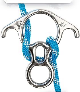 Figure 8 Descender | Stainless Steel | Rappelling and Rescue | 50 kN | Bent Ear Design product image
