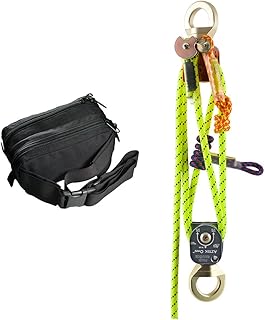 Rock Exotica Aztek Pulley Kit – Personal Mechanical Advantage System Offering 4:1 or 5:1 Mechanical Advantage and Personal Edge Restraint – Made in The USA product image
