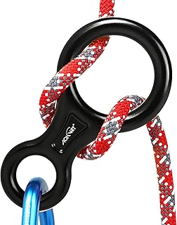 Rescue Figure 8 Descender Climbing Gear Downhill Equipment 35KN/3500kg 7075 Aluminum Alloy Rigging Plate for Climbing Belaying and Rappeling Device product image