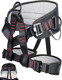 Adjustable Thickness Climbing Harness Half Body Harnesses for Fire Rescuing Caving Rock Climbing Rappelling Tree Protect Waist Safety Belts product image