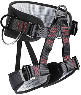 Climbing belts, Thicken Professional Half Body Safety Belt For Tree Climbing Saddle, Fire Rescue, Roofing and Rappelling, Climbing Gear product image