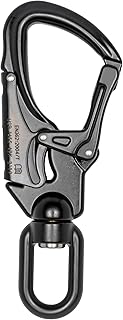 Forged Aluminum Carabiner Snaphook | Perfect for Rock Climbing, Arborists, Fire Fighters, Rescue Ops product image