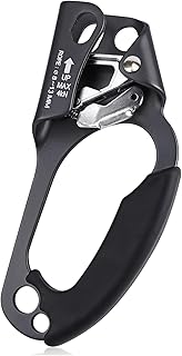 Mountaineering Climbing Hand Ascender, Right Hand Ascender Rock Climbing Tree Arborist Rappelling Gear Equipment Rope Clamp for 8~13MM Rope | Lightweight Aluminum Alloy Climbing Equipment product image