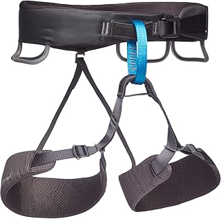 BLACK DIAMOND Men’s Momentum Rock Climbing Harness | Dual Core Construction | Adjustable Waist & Leg Loops product image