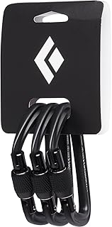 BLACK DIAMOND HotForge Screwgate Carabiner | Lightweight Aluminum Locking Carabiners | for Rock Climbing, Mountaineering, Camping, Outdoor product image