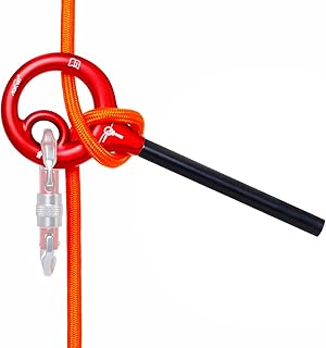 9 Rescue Figure, Upgrade 8 Descender Climbing Gear Downhill Equipment Easy Operation Rigging Plate Aluminum Alloy Rigging Plate for Rock Climbing Belaying and Rappeling Device product image