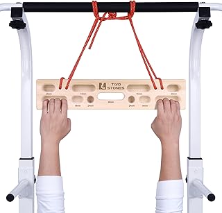 Two Stones Portable Hangboard | Rock Climbing Hangboard | Hang Board for Climbing | Rock Climbing Gifts for Rock Climbers for Climbers | Bouldering Gifts product image