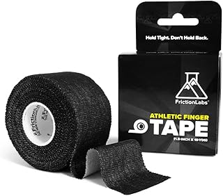 Friction Labs Athletic Finger Tape - Rock Climbing Tape for Skin Protection - 1.5” Zinc Oxide Tape - Protective Sports Tape - Easy Tear, Strong Stick - Recyclable Packaging - 10 Yards product image