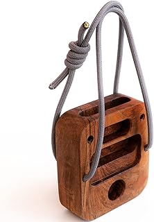 Portable Hangboard for Rock Climbing Holds,Fingerboard Trainer for Hand Grip Strengthener,Pinch Block Grip,Home Gym Fitness Workout Equipment -Hard Wood product image