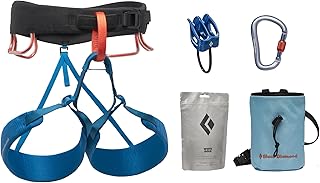 BLACK DIAMOND Men’s Momentum Rock Climbing Harness | Dual Core Construction | Adjustable Waist & Leg Loops product image