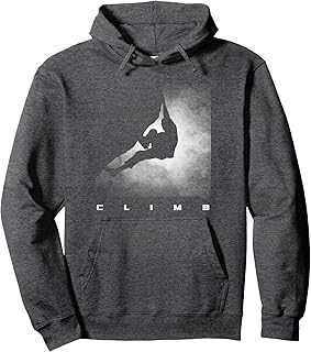 BASBO Rock Climbing Clothing - Rock Climbing Pullover Hoodie, Small, Black product image