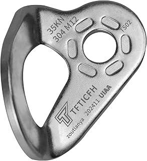 35kN UIAA Certified Heavy Duty Stainless Steel M12 Climbing Bolt Hanger, 5pc Silver product image