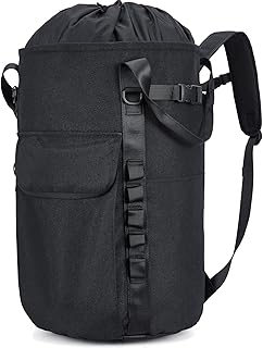 Arborist Rope Bag, 35L Tree Climbing Rope Bag, Arborist Equipment Bucket Backpack, Arborist Gear Carrier Bag with Side Pockets, Tough Rock Climbing Backpack, Rock and Tree Climbing Gear product image