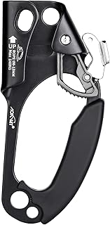 Hand Ascender for Outdoor Rock Climbing Ascender Strong Rappelling Gear for 8-13mm Rope Climbing Equipment for Tree Climbing Mountaineering Caving Adventures (Right Hand) product image