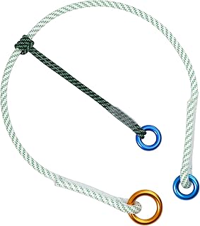12mm Heavy Duty Prusik Cord Set, 30kN Static Rope & 8kN Friction Hitch Auxiliary Cord, 100% Polyester Non-Slip for Rock Climbing/Arborist/Tree Work/Rescue & Canyoneering 35"/47"/98" (35 inch） product image