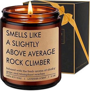 Fairy's Gift Candle, Rock Climbing Gifts for Climbers Men Women, Cool Rock Climber Gifts, Climbing Partner Presents, Funny Bouldering, Mothers Day, Birthday Ideas for Boulderer Friend Boyfriend Him product image