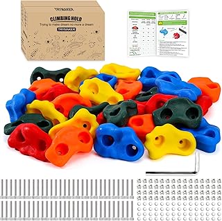 Rock Climbing Holds, 30PCS Climbing Wall for Kids, Climbing Set for Adult Indoor and Outdoor(Small Size) product image