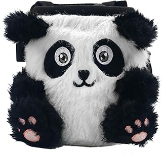 NewDoar Chalk Bag for Rock Climbing Bouldering Panda Chalk Bag Bucket with Quick-Clip Belt & Zippered Pocket Rock Climbing Gear Equipment for Men Women Children product image