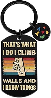 Cool Gifts for Rock Climbers Rock Climbing Gifts for Men Climbers Gift for Boys Climbing Keychain Accessories Hiking Camping Outdoor Gift for Him Rocks Climb Lovers Keychain product image