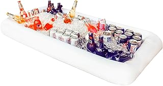 Novelty Place Inflatable Ice Serving Tray Buffet Bar with Drain Plug - Salad Food & Drinks Inflatable Cooler for Party Picnic and Camping (Pack of 1) product image