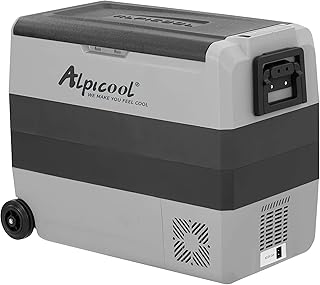 Alpicool T60 Dual Temperature Control 12 Volt Refrigerator 63 Quart Portable Car Fridge Freezer (-4°F~68°F) for Truck, RV, Boat, Camping and Travel product image