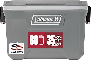 Coleman Classic Series Insulated Portable Cooler, Leak-Resistant Outdoor Hard Cooler Keeps Ice up to 5 Days, 52/70/120/150 Quart product image