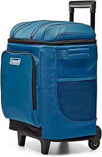 Coleman 42-Can Soft Rolling Cooler with Wheels, Leak-Proof Portable Insulated Chiller with 12+ Hour Ice Retention, Made with Recycled Materials product image