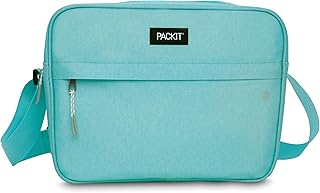 PackIt Freezable Zuma Can Cooler, Built with EcoFreeze Technology, Collapsible, Reusable, Zip Closure with Adjustable Shoulder Strap, Fits 15, 12 Oz Cans product image
