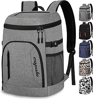 Capolo Cooler Backpack for Men Women Insulated Backpack Cooler Leak Proof Thermal Bag Beverage Soft Cooler Bag Lunch Backpack for Camping 30/45 Cans product image