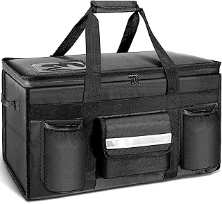 MyLifeUNIT Insulated Cooler Bag for Food & Pizza Delivery Bag Suitable for Car, Bike, Camping, Picnic, Beach, Large Size product image