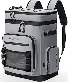 Hulongo Large Waterproof Insulated Cooler Backpack for Men & Women, Leak Proof Cooler Backpack for Camping, Beach, Fishing, Picnic, Travel, Outdoor, 30L, 48Cans product image