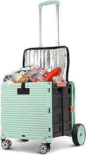 Cooler Bag Wheeled,Large Insulated Rolling Cooler Collapsible Leakproof Portable Hard Framed Ice Packs for Camping Picnic Beach Travel product image