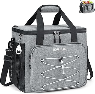 RealCool Soft Cooler Bag 35/45Can, Collapsible Cooler Insulated Leak Proof, Large Lunch Box for Men Women, Soft-Sided Cooler for Picnic, Grocery, Beach, Camping, Travel product image
