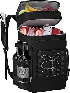 MIYCOO Cooler Backpack - 40 Cans Insulated Backpack Cooler for Men & Women, Portable 2 Leak Proof Compartments Coolers Bag for Beach Travel Picnic Lunch Hiking BBQ Camping product image