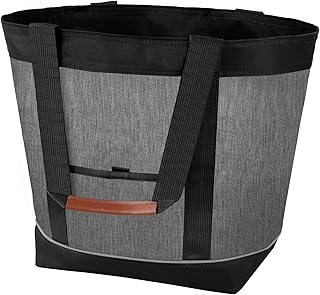 Insulated Cooler Bag, Reusable 30 Cans Insulated Bag, Soft Portable Grocery Bags for Shopping Food Travel Beach Camping product image