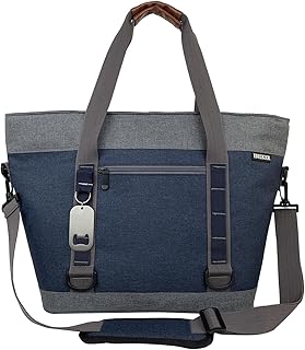 Insulated Cooler Bag, Large Insulated Bag, Reusable Shopping Bags, Leakproof Soft Cooler with BagsBottle Opener, Suitable for Supermarket Shopping, Travel,Beach,Family Picnic,Camping product image